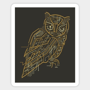 Cyber Owl Magnet